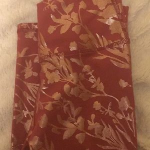 Pink and golden XXS limited edition leggings